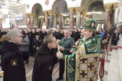 Молебен святителю Николаю в день присяги