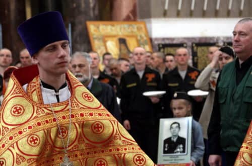 Память павших воинов почтили в Морском соборе