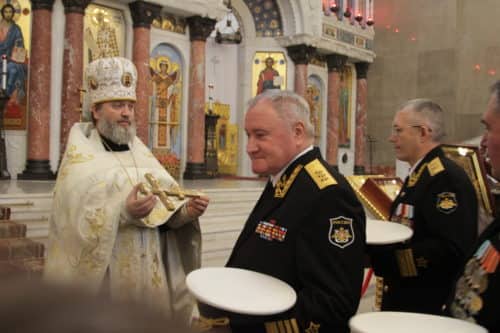 Архимандрит Алексий (Ганьжин) напутствовал выпускников Военно-морской академии