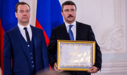 Попечитель Кронштадтского Морского собора удостоен Правительственной награды