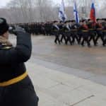 Присяга новобранцев учебного центра ВМФ завершилась молебном в Морском соборе Кронштадта
