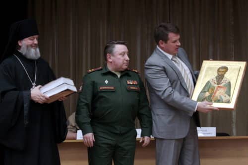 Клирики собора участвовали в конференции в Военной академии связи