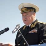 Церемония выпуска офицеров ВМФ  в кронштадтском Морском соборе