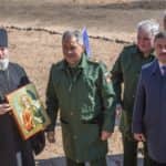Министр обороны РФ передал настоятелю Морского собора  икону апостола Андрея Первозванного