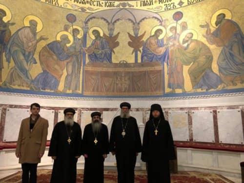 Делегация Коптской Церкви посетила Ставропигиальный Никольский морской Собор Кронштадта