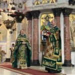 Архимандрит Алексий (Ганьжин) совершил Божественную Литургию в праздник Входа Господня в Иерусалим