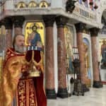 В день памяти преподобного Феодосия Киево – Печерского архимандрит Алексий (Ганьжин) совершил Божественную Литургию