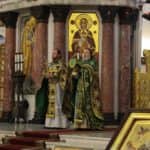 Офицеры и курсанты академии связи молились в Кронштадте