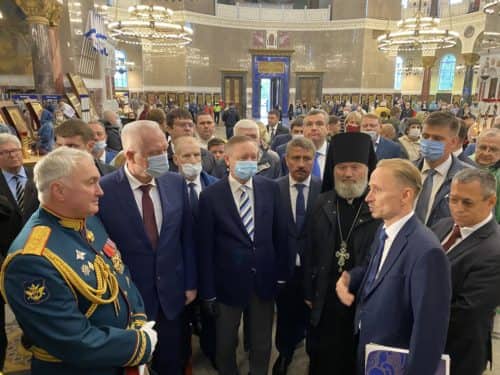 Настоятель Собора принял участие в открытии мемориала, посвященного военным руководителям Кронштадта