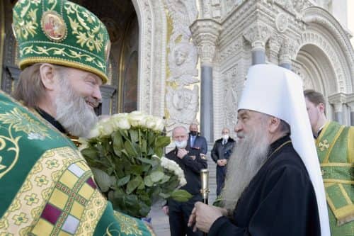 Митрополит Варсонофий совершил Божественную литургию в Николаевском соборе Кронштадта