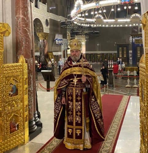 Архимандрит Алексий (Ганьжин) совершил Божественную Литургию в Новогоднюю ночь