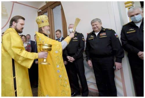 Настоятель Собора архимандрит Алексий (Ганьжин) принял участие в освящении храма