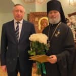 Губернатор Санкт-Петербурга Александр Беглов, наградил архимандрита Алексия (Ганьжина) знаком отличия  «За заслуги перед Санкт-Петербургом»